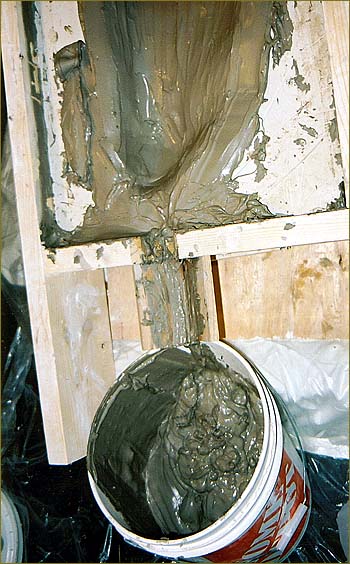 Draining Clay Slip